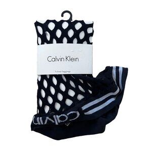 Calvin Klein CK Fishnet Leggings Black ( S )